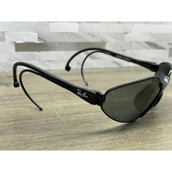 B&L Ray-Ban W1736 Sport Series 1 Black Chromax Bikers Wrap Sunglasses *READ - Picture 3 of 15